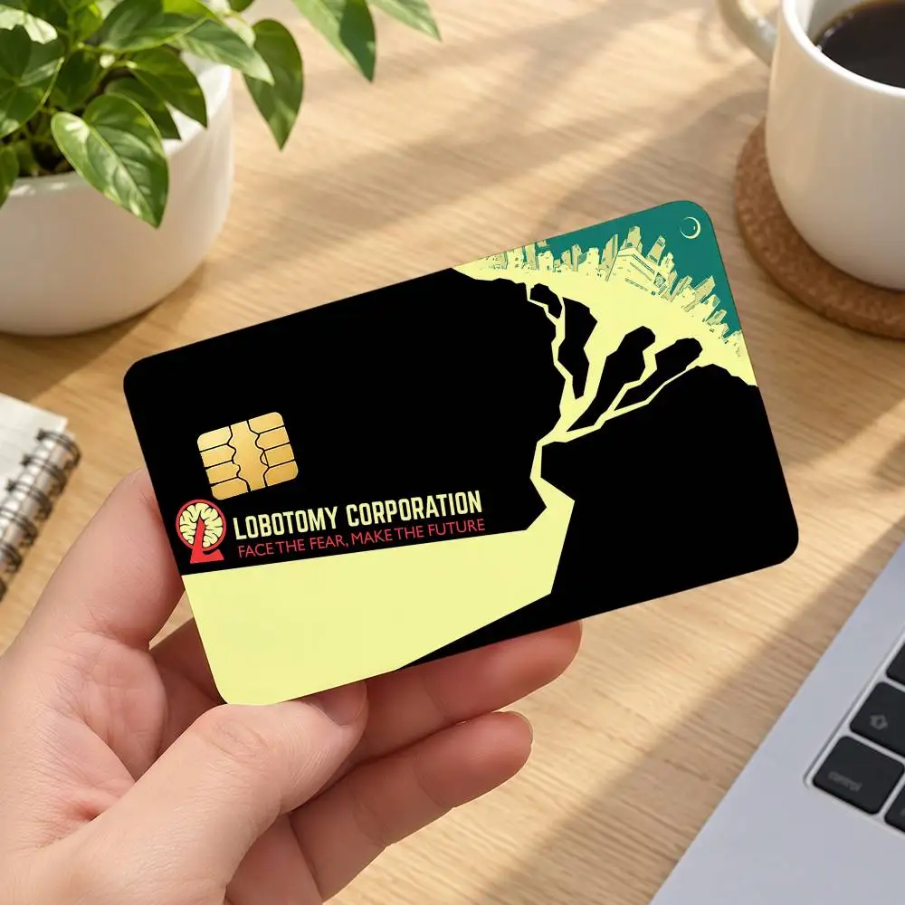 Game L-Lobotomy Corporation Ideal Gift Wrapping Option Credit Card Cover Stickers Original Design Card Stickers