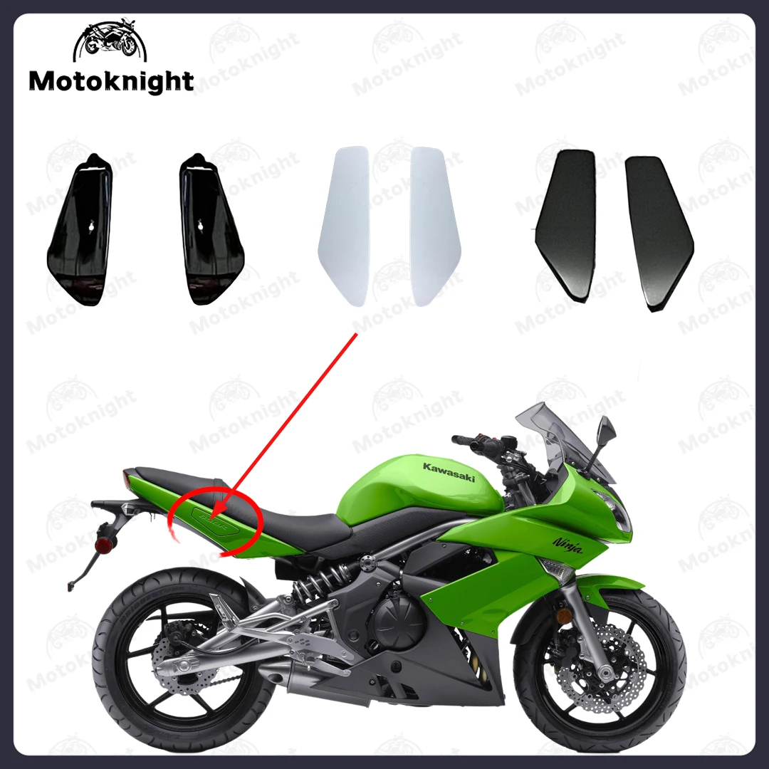 

Fit For KAWASAKI Ninja650 ER6F 2009 2010 2011 Left Right Rear Tail Small Cover ABS Plastic Motorcycle Replacement Parts‌