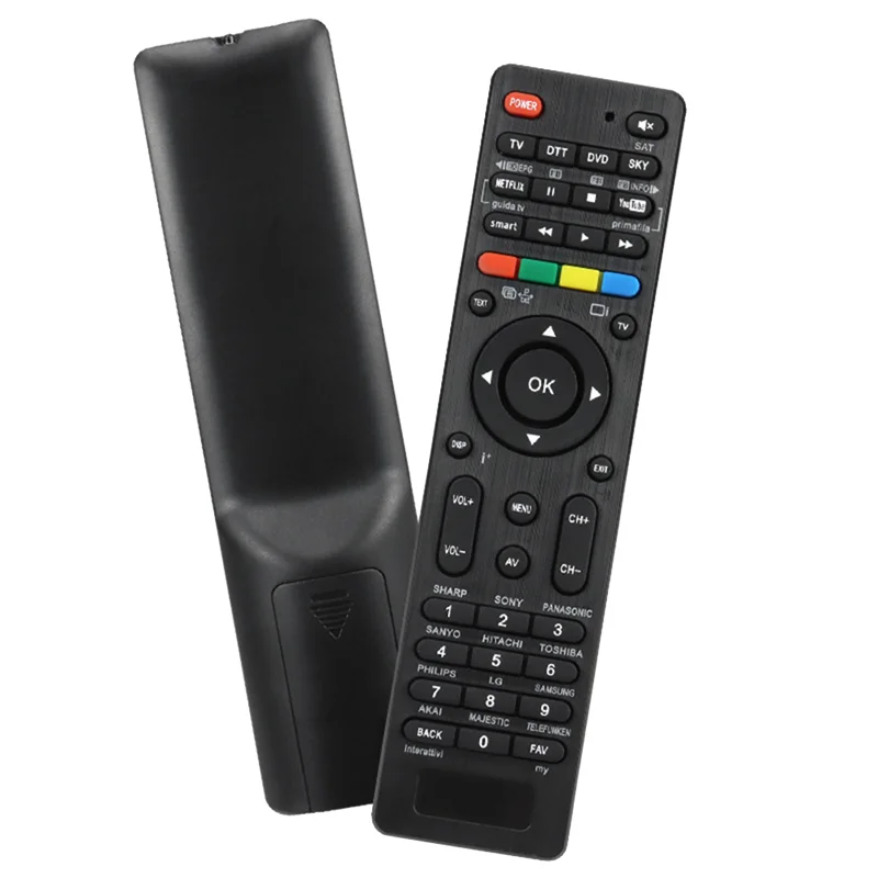 4 in 1 Universal Remote Control for TV DTT DVD SKY One-Key Search Automatic Matching