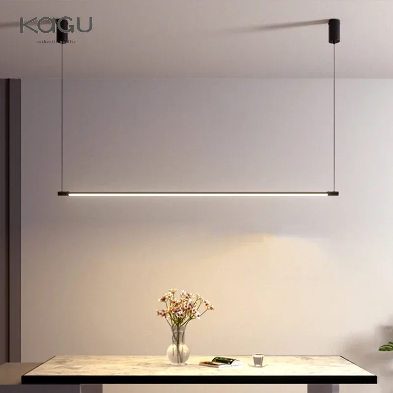 

Modern Nordic Simple LED Chandelier For Restaurant Bar Office Strip Designer Interior Lighting Decoration Light Luxury Lamps