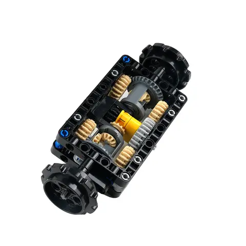 MOC-19788 Tank Fjärrstyrt Styrsystem Byggklossar Kit med L-motorer 66st ABS Pedagogiska STEM-leksaker Klossar Barn Present 8 best sales Lego RC-stridsvagn - №7