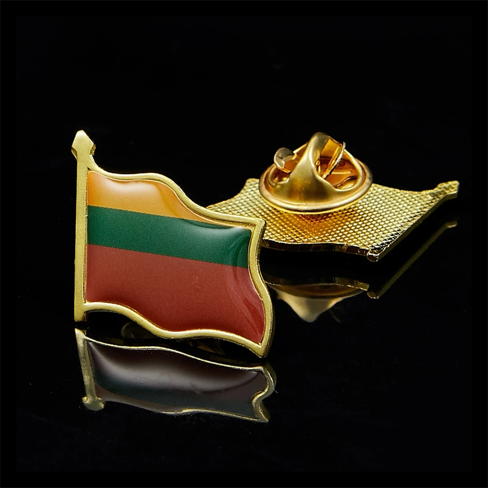 Lithuania Collectible Metal Pin Flag Badge for Clothing Lapel Ornament Badge Pin Jewelry