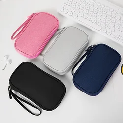 Portable Cable Organizer Waterproof Storage Bag for Power Bank Mouse USB Cable Case Earphone Oxford Cloth Earphone Holder Case