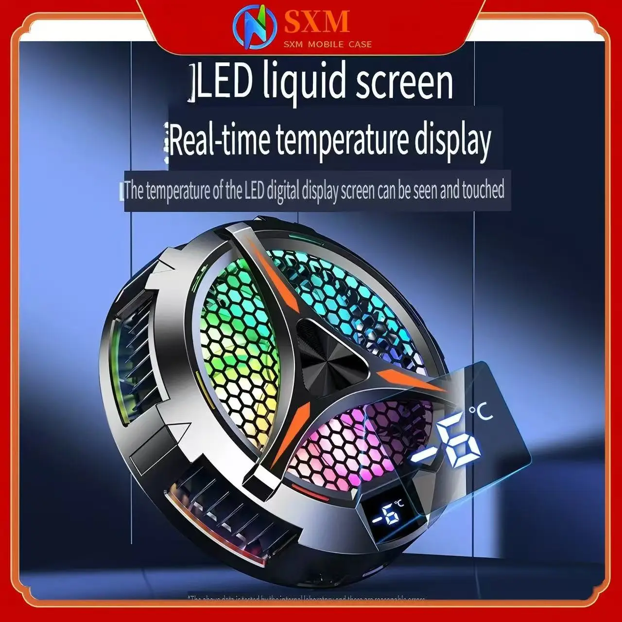 

Специальный большой мощный радиатор для планшета, разгонный экстремальный магнитный полупроводниковый тепловой дисплей, радиатор