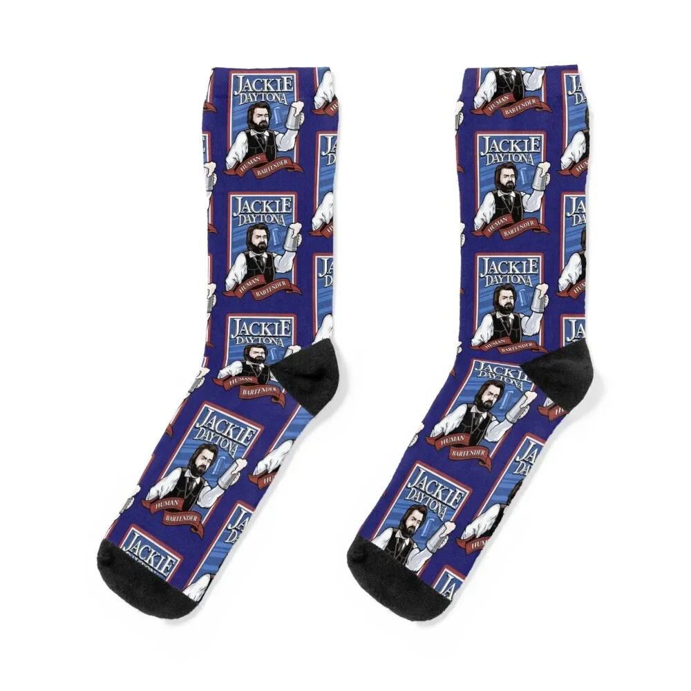 

Jackie Daytona- Regular Human Bartender Socks anti slip football Sports Socks Girl Men's
