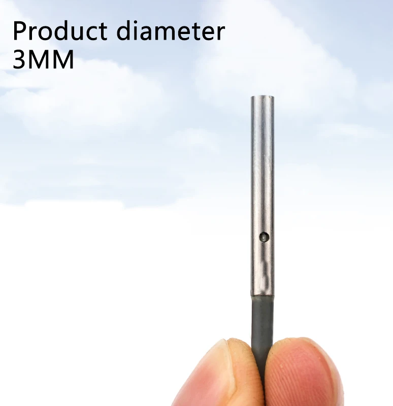 Φ3 M3 Miniature Inductive Proximity Switch with DC Three-Wire NPN Normally Open Inductive Metal Sensor