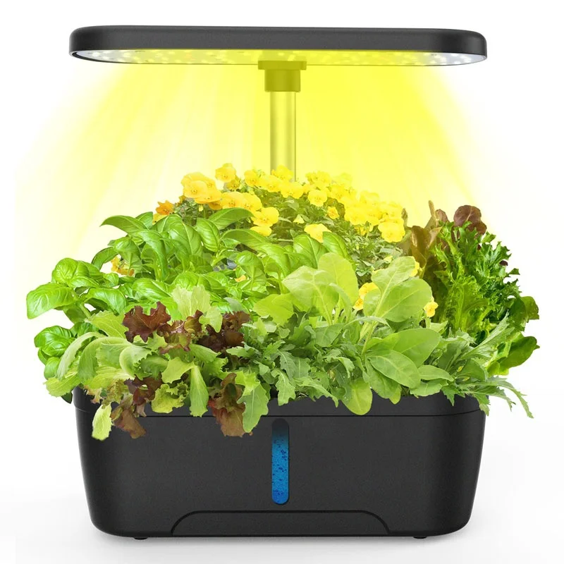 

8 pods indoor small home planter hydroponics mini smart pots led herb garden grow light Automatic Kit hydroponic growing systems