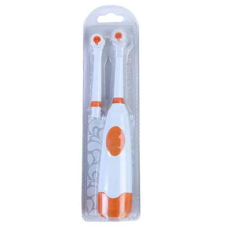 Vibration Elektrische Zahnbürste Köpfe Set Batterie Betrieben Automatische Nicht-Wiederaufladbare Wasserdichte Oral Hygiene Pinsel Kit