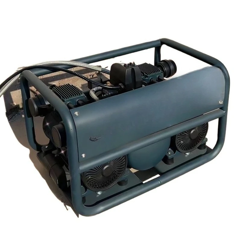 

6L professional spray real stone paint 65L silent oil-free air compressor air pump