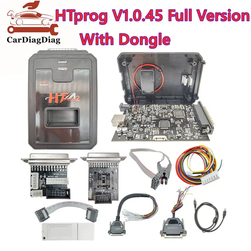 

HTprog V1.0.45 Full Version With Dongle Can Be Used Alone For KT200 As ECU Chip Debugging Tool Support Multi-ECU Model Cloning