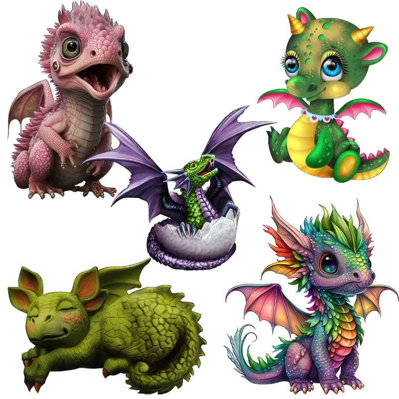 Three Ratels CP62 Funny  Juvenile dragon  Cartoon stickers for home decoration personalized car decals