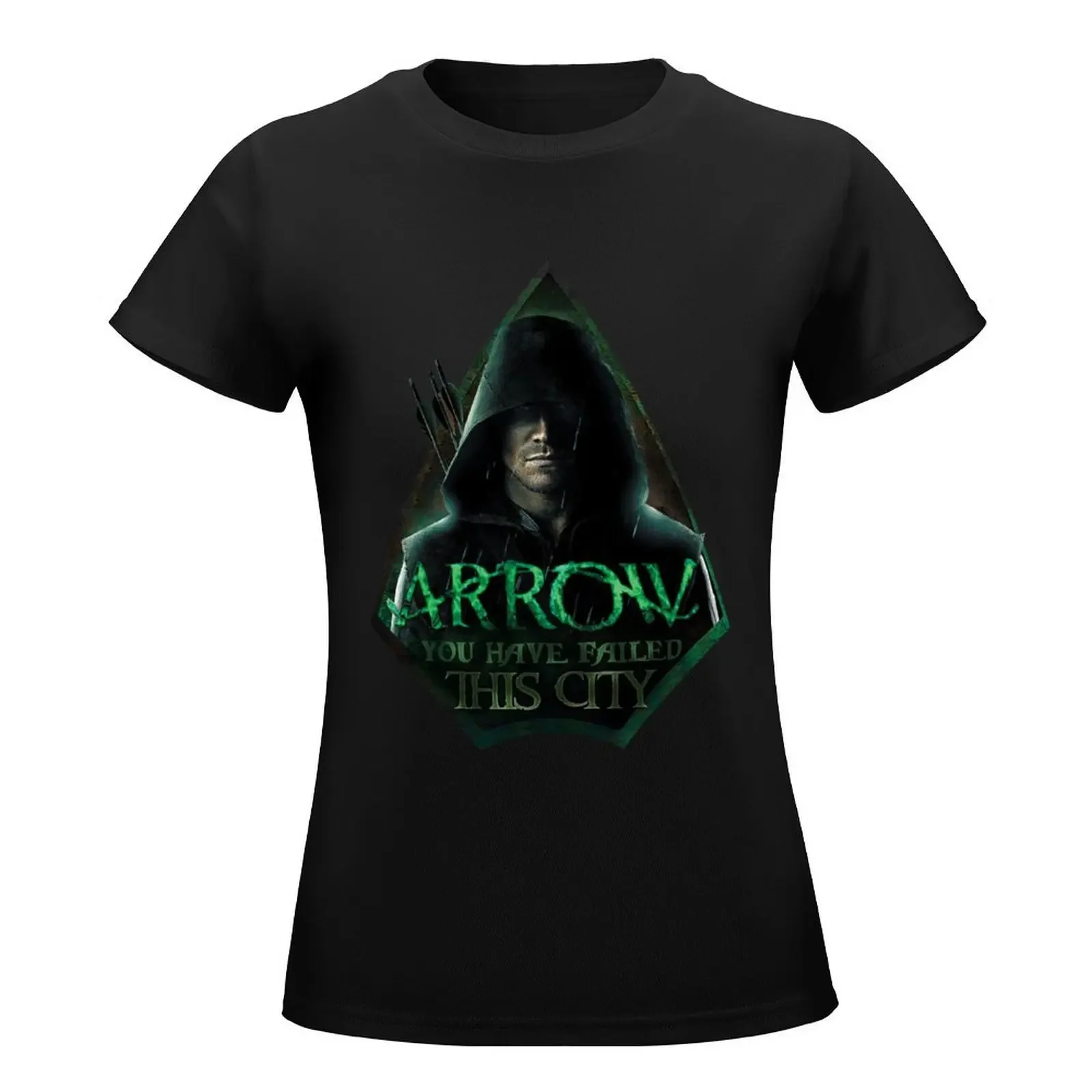 Arrow, You have failed this city T-Shirt Female clothing anime clothes Women's t-shirt