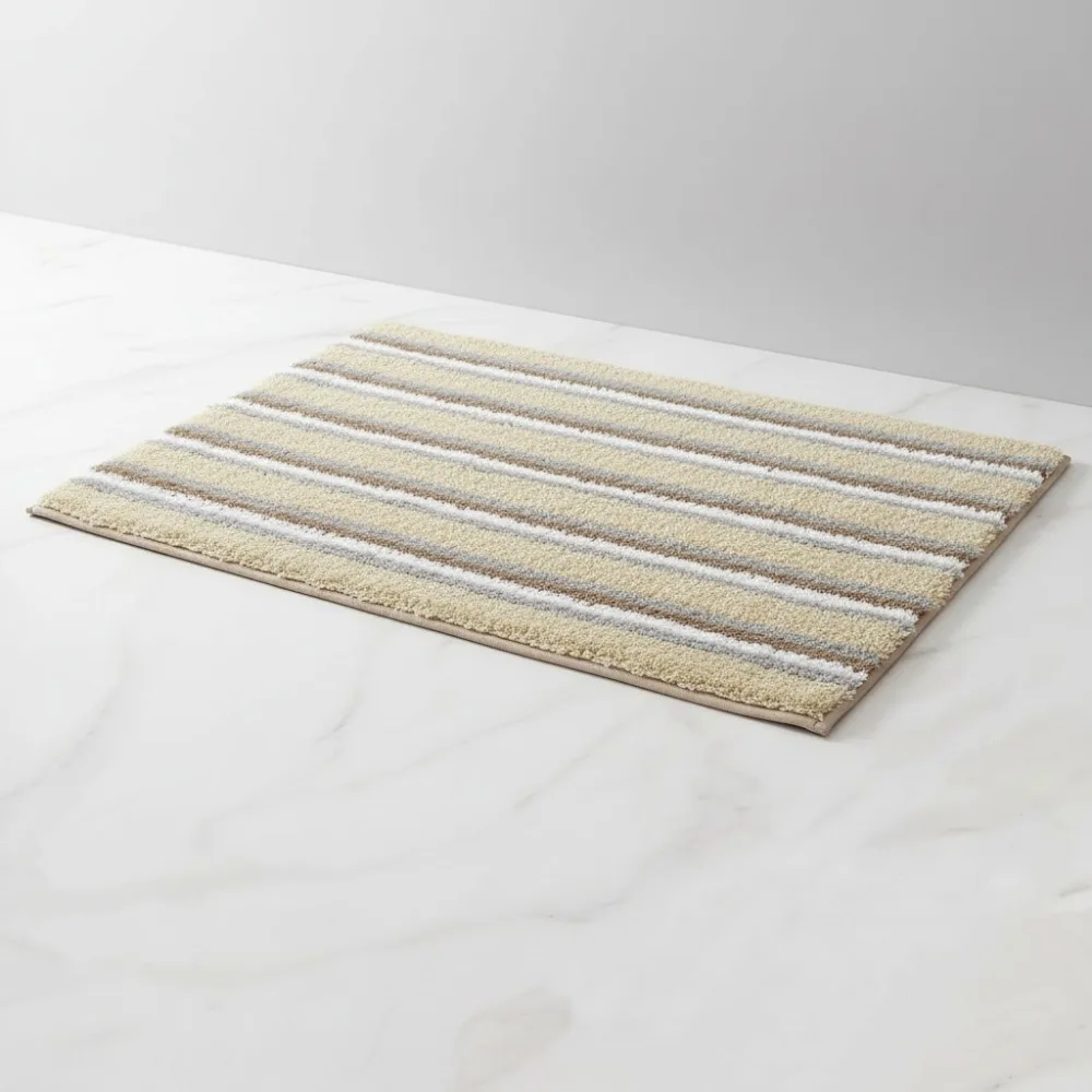 

Luxury Microfiber Bath Mat, Non-Slip Shaggy Rug, Water Absorbent Plush Carpet for Bathroom & Shower - 20x32 Inch