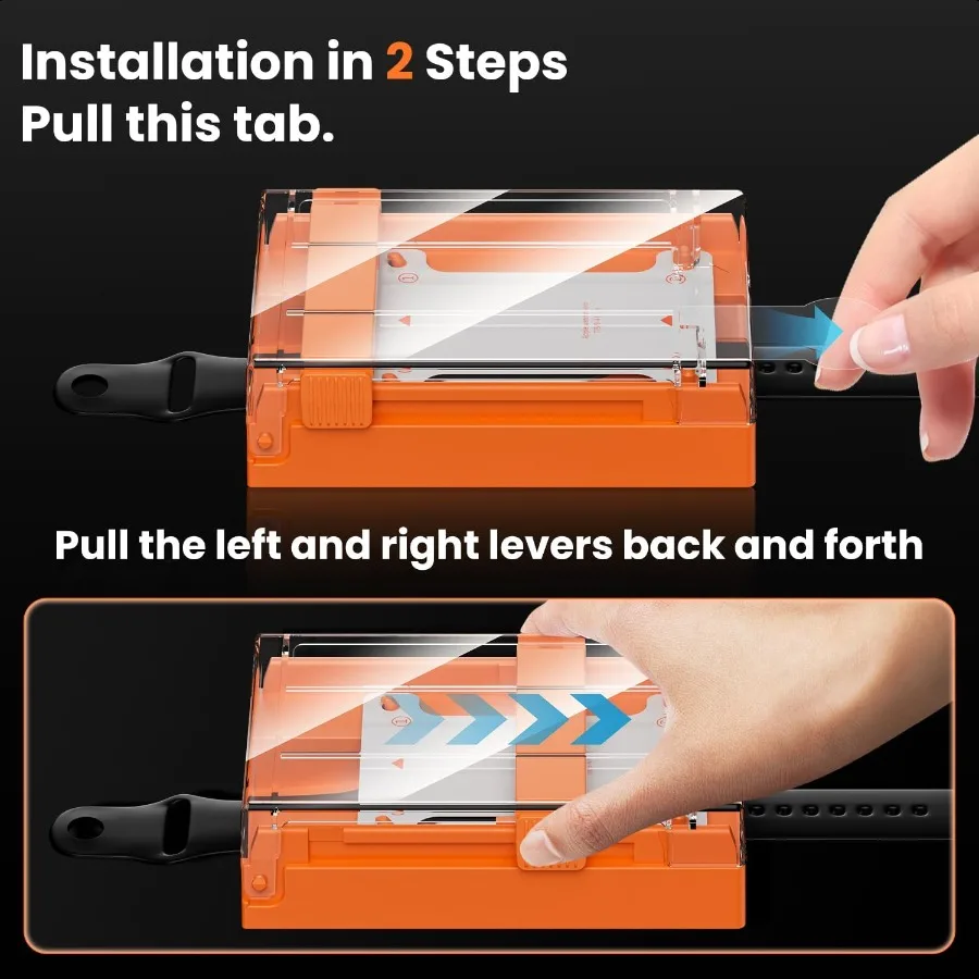 واقي شاشة Hoerrye لساعة Apple Watch 40mm Series 6 5 4 SE [أداة سهلة التركيب] [مقاومة الصدمات المضادة للخدش من الدرجة العسكرية