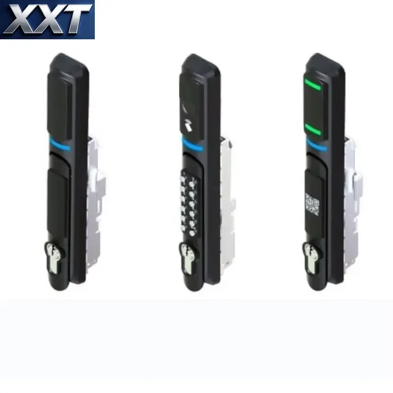 XXT High Security Fully Automatic Smart Biometric Fingerprint Automatic Smart Door Silver Basic Cloud