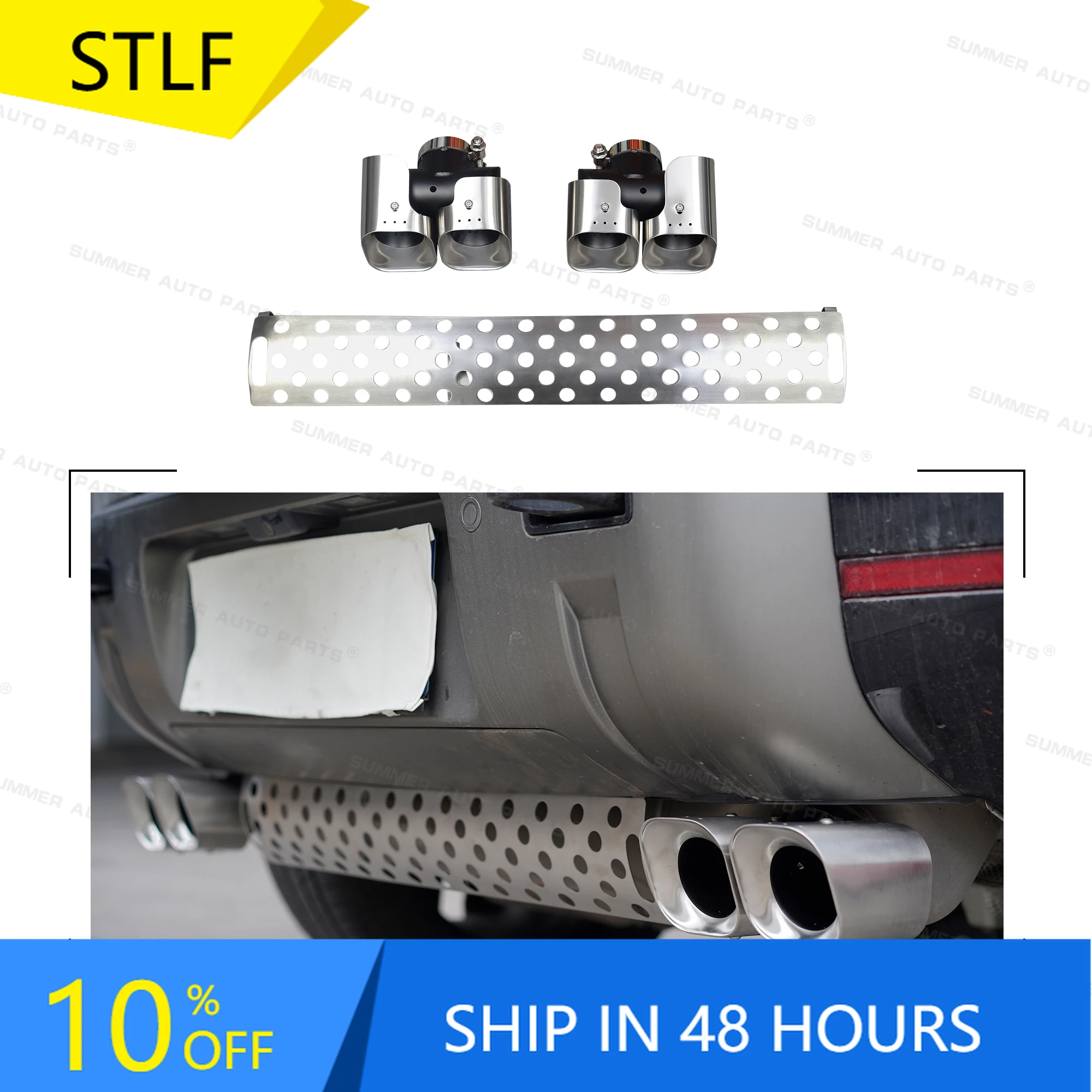 

Задняя выхлопная система, задняя выхлопная труба, глушитель для Land Rover Defender, аксессуары