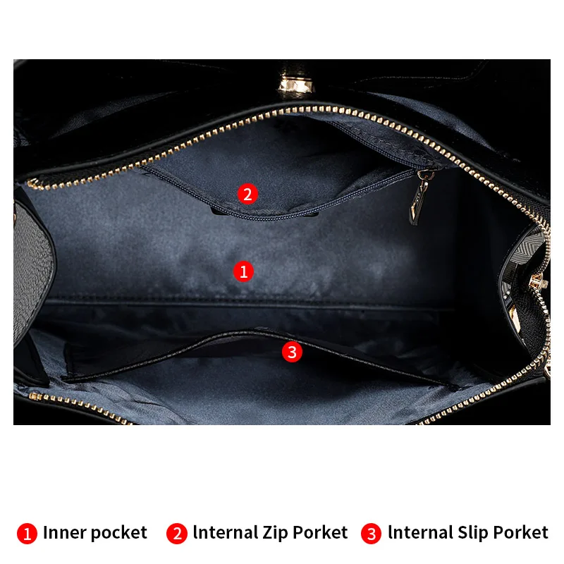 Genuine Leather Women\'s Bag 2023 New Fashion Ladies Luxury Designer Handbags Tote Bag Large Capacity Shoulder Crossbody Bags