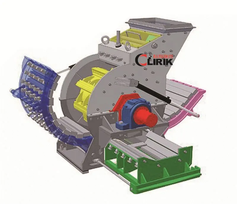 Heavy Duty PC1000*1000 Small Mobile Hammer Crusher, for Stone Glass Coal Pulverizing Wholesale