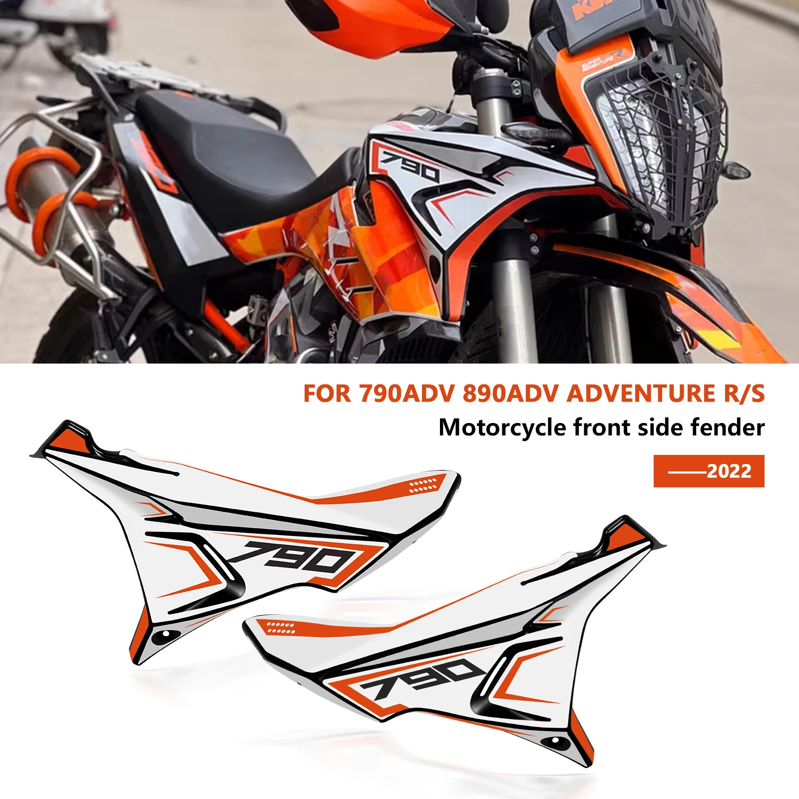 

Для передней обтекательной боковой панели, дефлектор ветра 790 890 ADV Adventure R S 2022 и покрытие ветрового стекла мотоцикла до года