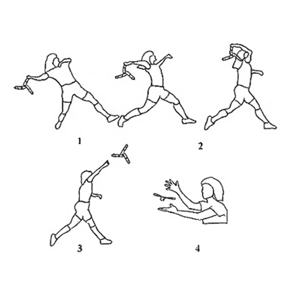 Känguru Throwback V-förmige Bumerang Flying Disc Throw Catch Outdoor-Spiel Kinderspielzeug Eltern-Kind-Interaktives Spiel Requisiten