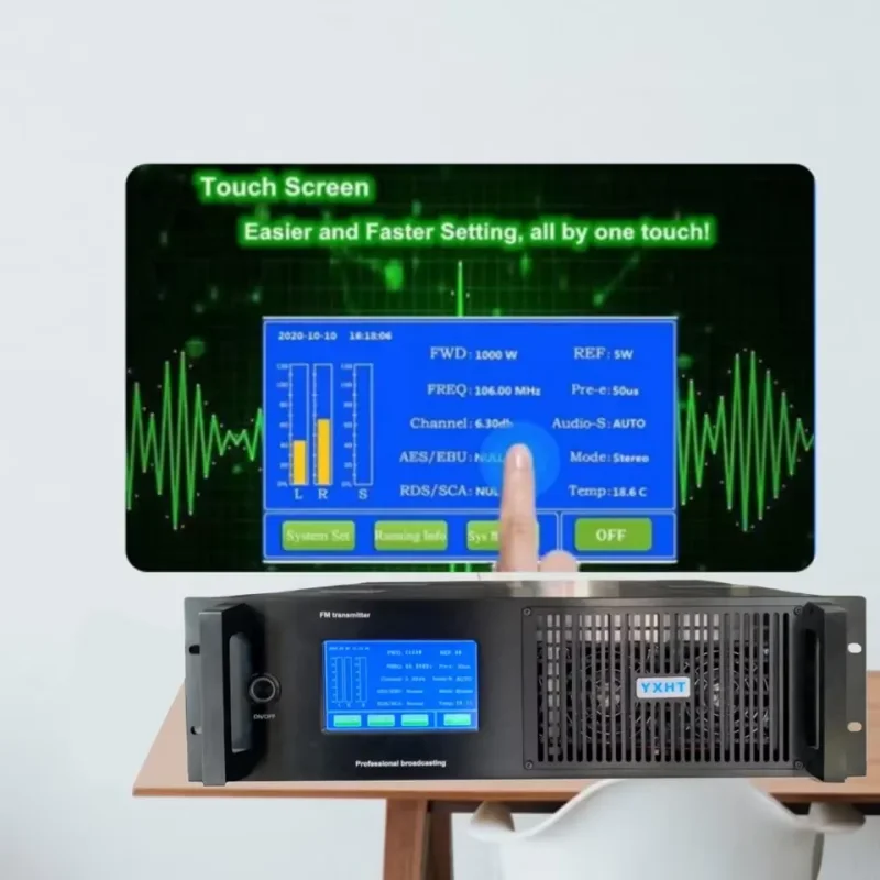 YXHT-2, Pemancar FM 2000W + Sistem Digital Radio Encoder RDS Untuk Stasiun Radio