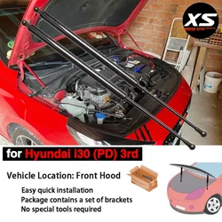 Modify Hood Struts For Hyundai i30 PD 2016-2024 For Hyundai Elantra GT Front Bonnet Lift Support Shock Dampers Cylinder Verins