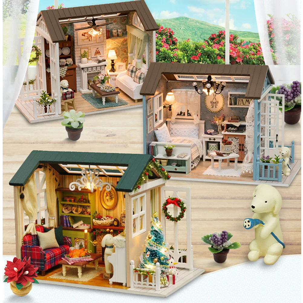 

house modeldiy housewooden houseminiature housemini house kit