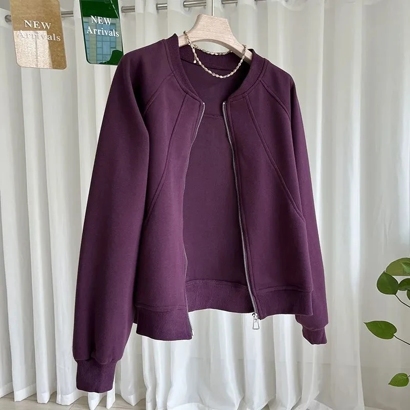 Joker Spring Navy Sweater Coats Women's Spring Autumn New This Year's Jacket Popular Explosion Jacket Trend New Cardigan