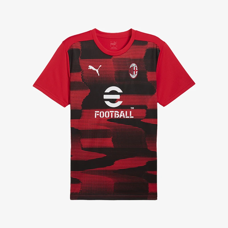 

Puma Authentic Men's AC Milan Pre-Match Warm-Up Slim Fit Football Jersey 777712-01