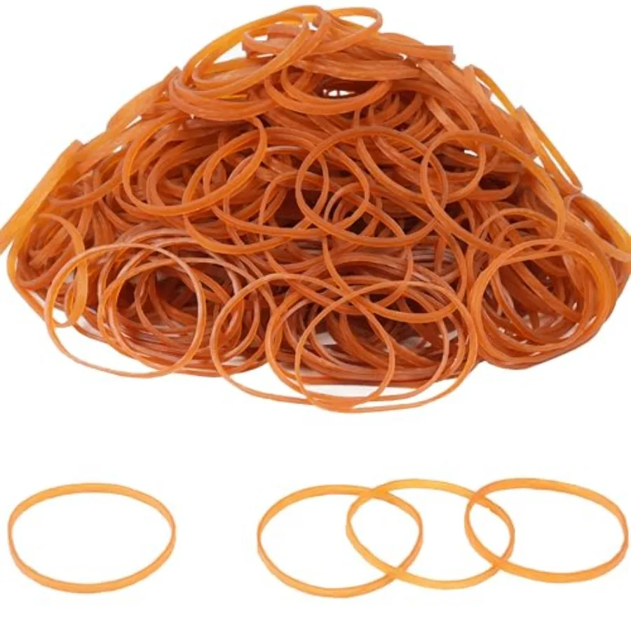Natural Rubber Bands 210pcs for Office Supplies