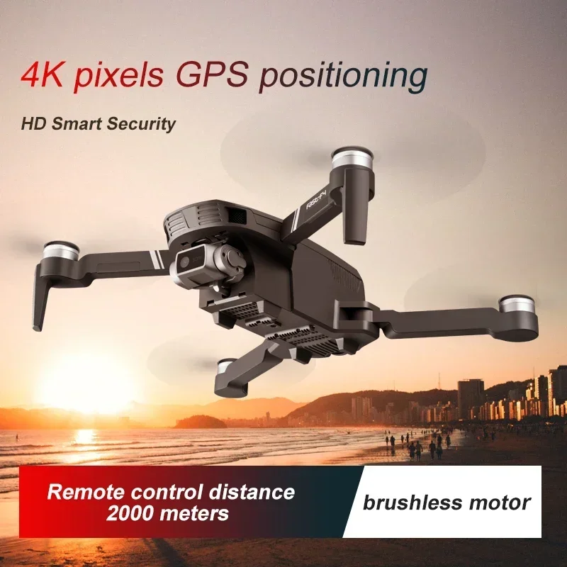 F4 Drone 4k Professional 2-Axis Gimbal Dron GPS 5G Wifi 2KM Distance FPV Brushless Foldable Quadcopter Rc Dron Toy Gift 2000M