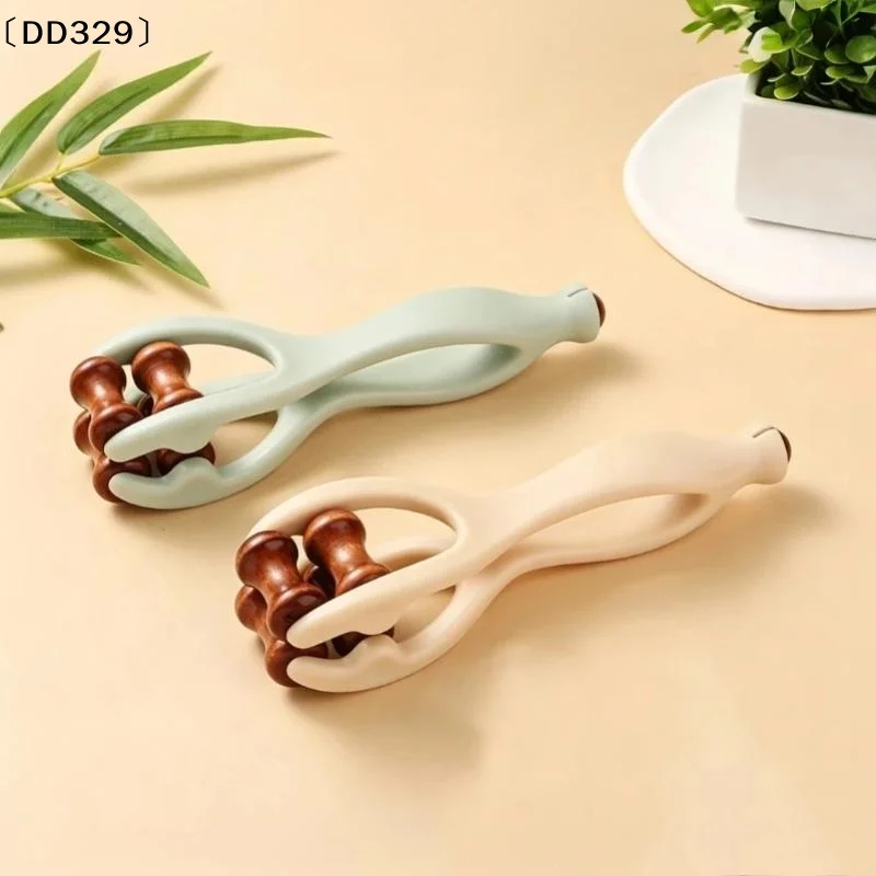 Wooden Finger Massage Roller Multifunctional Thumb Joint Press Massager Stretching Exercise Tools Perfect Gifts〔DD329〕