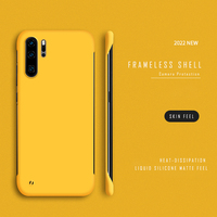 Ultra Slim PC Frameless Case For Huawei P30 Pro P20 P40 P50 P60 Lite 5G Mate 50 Pro Nova 5T 10 9 Pro Gradient Matte Phone Cover
