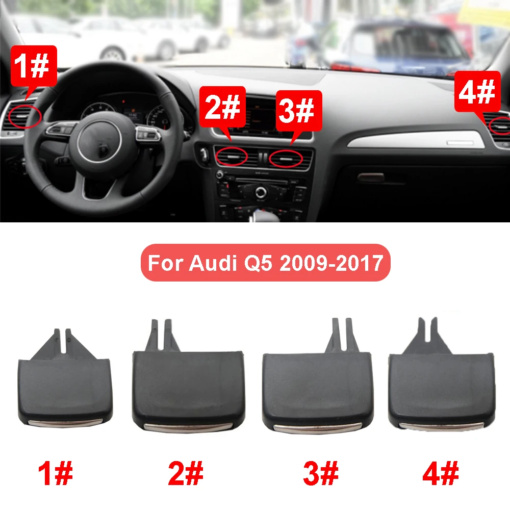 Front Air Conditioning Vent Outlet Tab Clip Repair for Audi Q5 2009-2017 Car Interior Accessories 8R1820901 8R1820902 8R1820951C