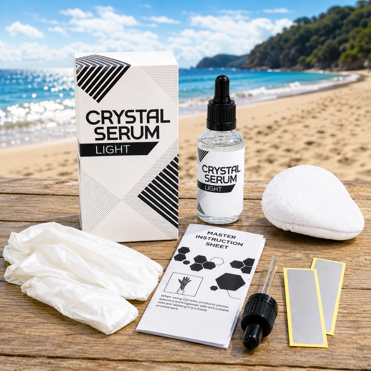 

Crystal Serum Light Ceramic Coating for Cars Protect Car Paintwork High Shine Easy To Apply 30ml 5 Years Durability