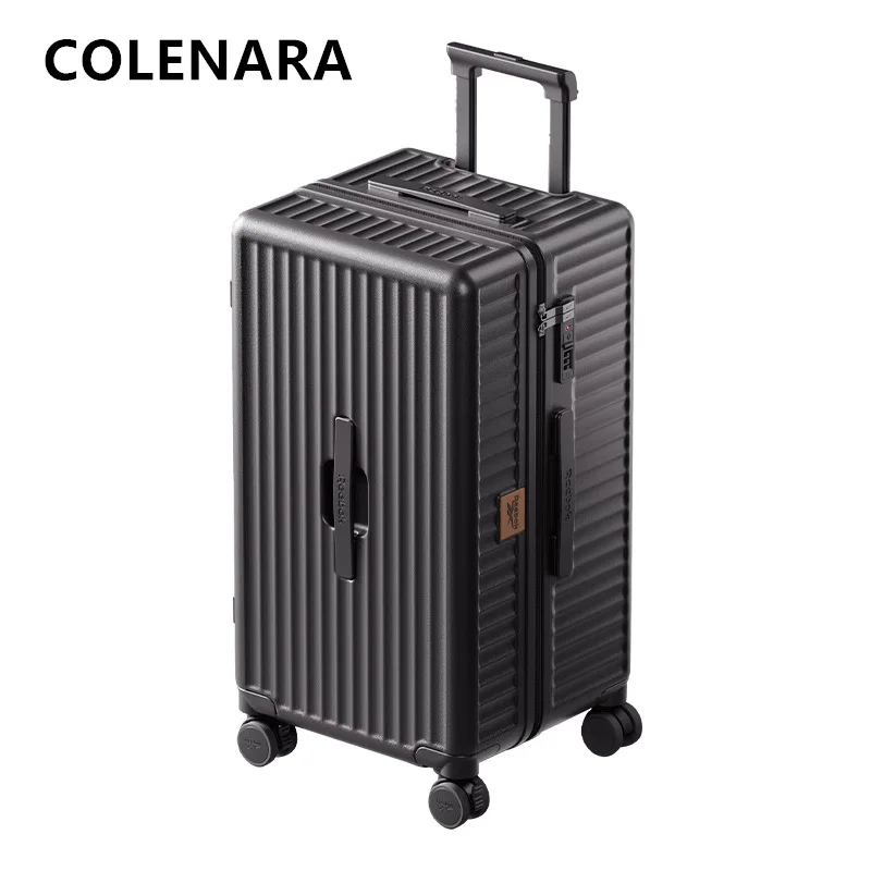 

Высококачественный чемодан COLENARA, 20 дюймов, 24 дюйма, 26 дюймов, 28 дюймов, чемодан на колесиках большой вместимости, ABS + ПК, посадочный бокс с колесиками для багажа