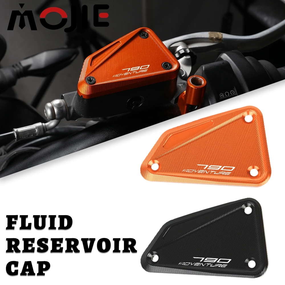 

Motorcycle Accessories CNC Front Brake Fluid Cylinder Cover Master Reservoir Cap For 790 Adventure ADV R / S 2019 2020 2021 2022