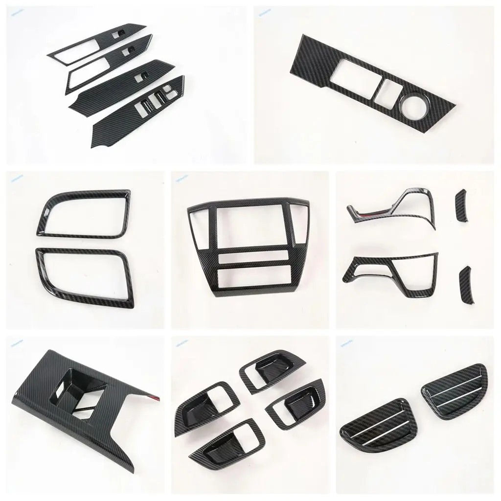 

Car Navigation / Steering Wheel / Air AC Frame Cover Trim For Mitsubishi Pajero Sport / Montero Sport / Shogun Sport 2017 - 2021