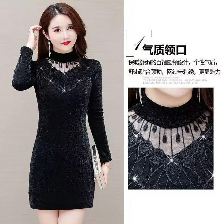 Abiti da donna a maniche lunghe Abito da festa notturno Elegante primavera Cupro Avorio Collo quadrato Smocking a strati Vita bassa Minimalista Morbido