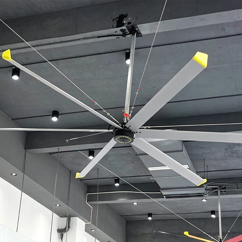 24ft 5 Blade Big HVLS Ceiling Fan Commercial With PMSM Motor