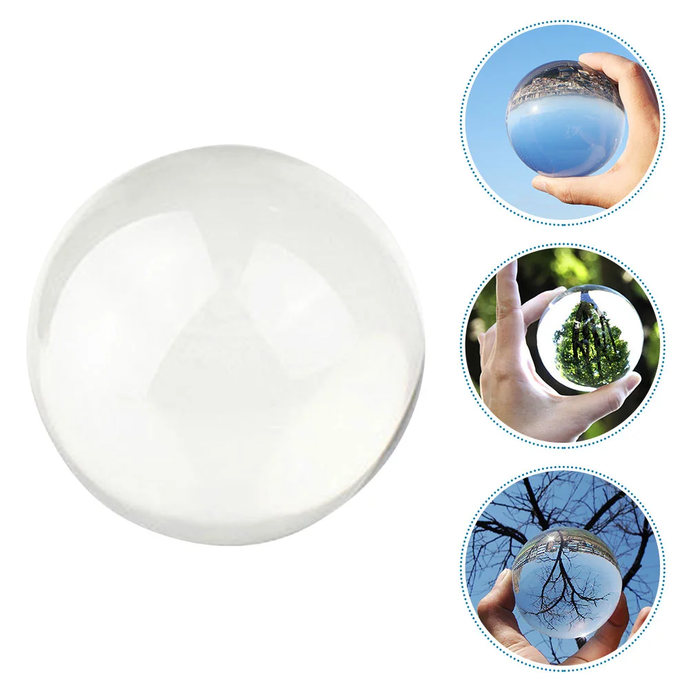 Acrylic Contact Juggling Balls Balls Clear Crystal Ornaments for Crafts Toy Glass Contact Acrobatic Performance Witch Office