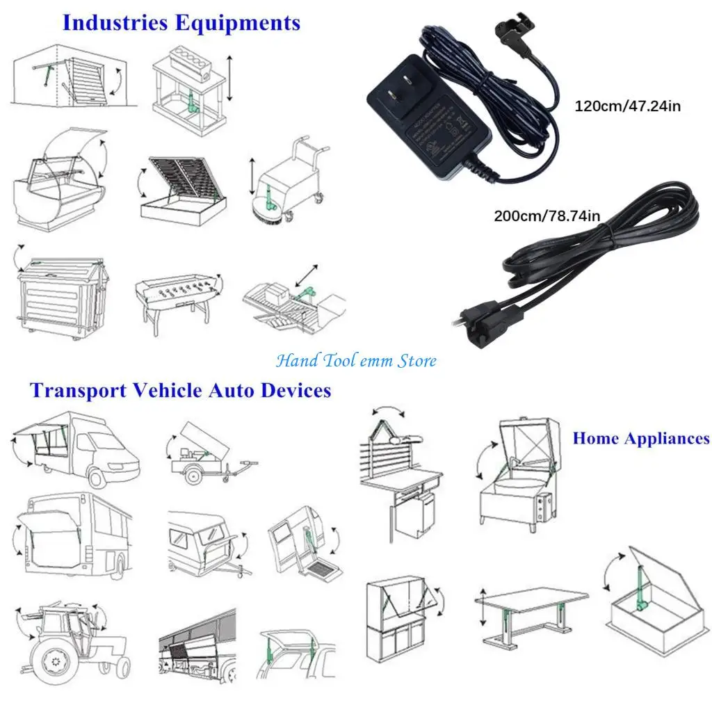 

H37F 36W 12V 3A Power Adapters with 3.2M Cable for Electric Actuators and Recliners