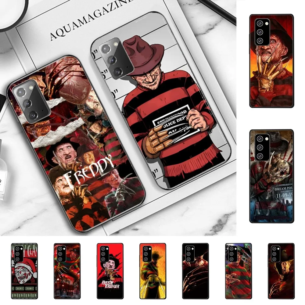 Film K-Kruegers F-Freddys Horror Phone Case For Samsung Note 8 9 10 20 Pro Plus Lite M 10 11 20 30 21 31 51 A 21 22 42 02 03