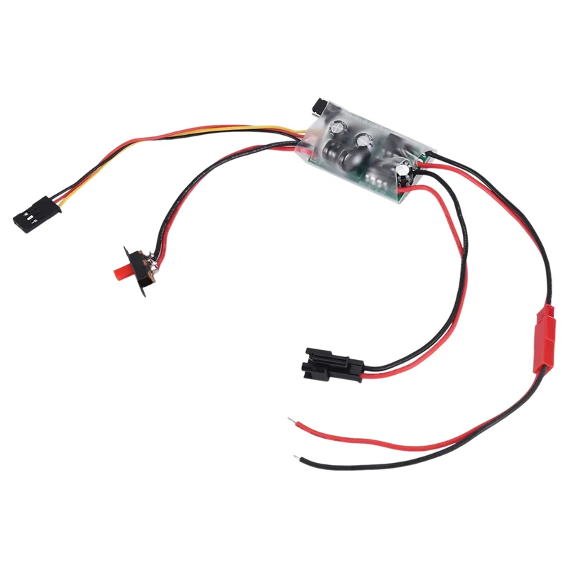 WPL C14 C24 C34 C44 B14 B24 B16 B36 1/16 RC 자동차 업그레이드 부품 액세서리 용 16A 브러시 ESC 속도 컨트롤러-[A17I]