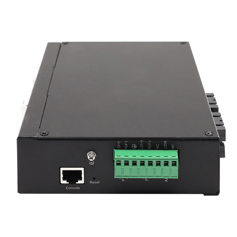 UOTEK 산업용 1000M 12 포트 기가비트 관리형 POE 이더넷 스위치 지원 IEEE 802.1Q VLAN QoS UT-62012GC-8GT4GSC-POE