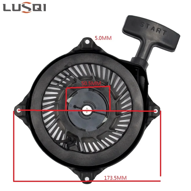 LUSQI Recoil Starter Water Pump Engine Power Tools Grass Trimmer Generator For Briggs Stratton 497830 496650 495766 692696