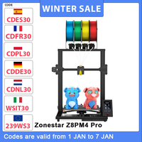 Zonestar Z8PM4 Pro 4 Titan Extruders 3D Printer, 4 in1 out Color-Mixing, Auto Leveling, 32Bit Mainboard, LCD Screen, Open Source