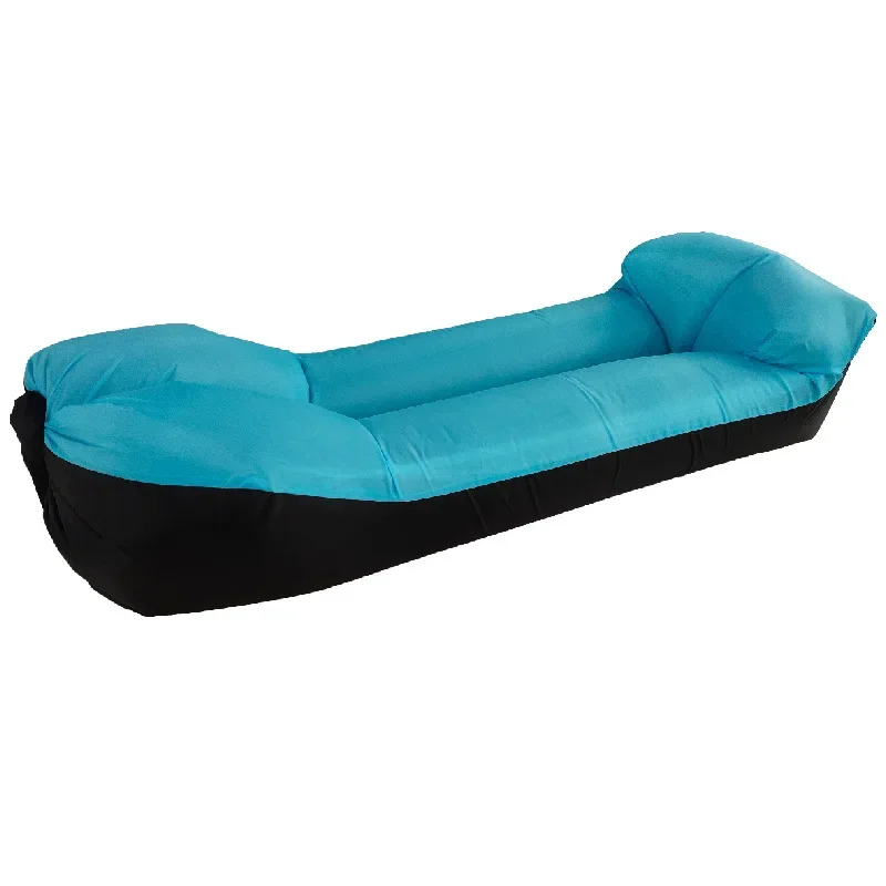 2026 2026 Inflatable Waterproof Sunshade Compact Lightweight Portable Air Folding Beach Bed Lazy Sleeping Bag Lounger Sofa