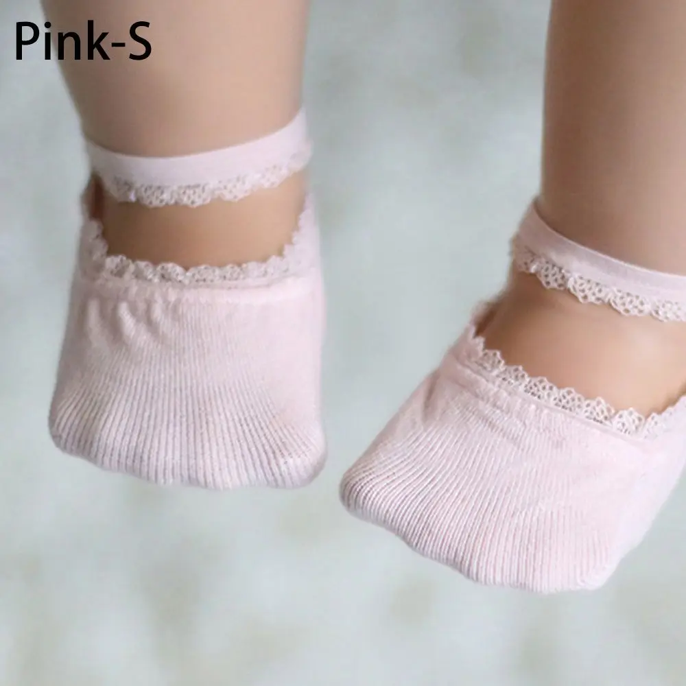 

New Infant Solid Color Lace Socks Newborn Socks Summer Baby Socks
