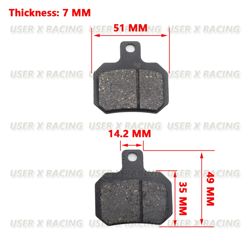 

USERX Motorcycle disc brake pad Brakes Front Rear Disc Brake Pads For Scooter High quality and durability Good performance